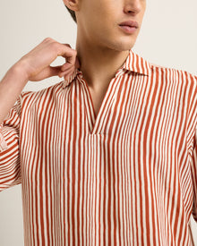 Men | Ridley Shirt | Summer Red/White