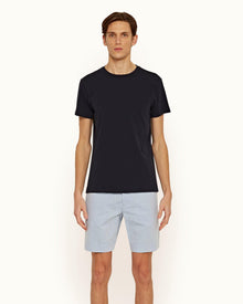 Sammy Tape Ink Stripe Tape Classic Fit Cotton T-shirt | Ink