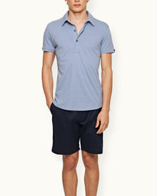 Men | Sebastian Silk Polo | Hush