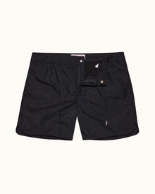Night Iris Runner Checkerboard Shorter-Length Swim Shorts | Night Iris