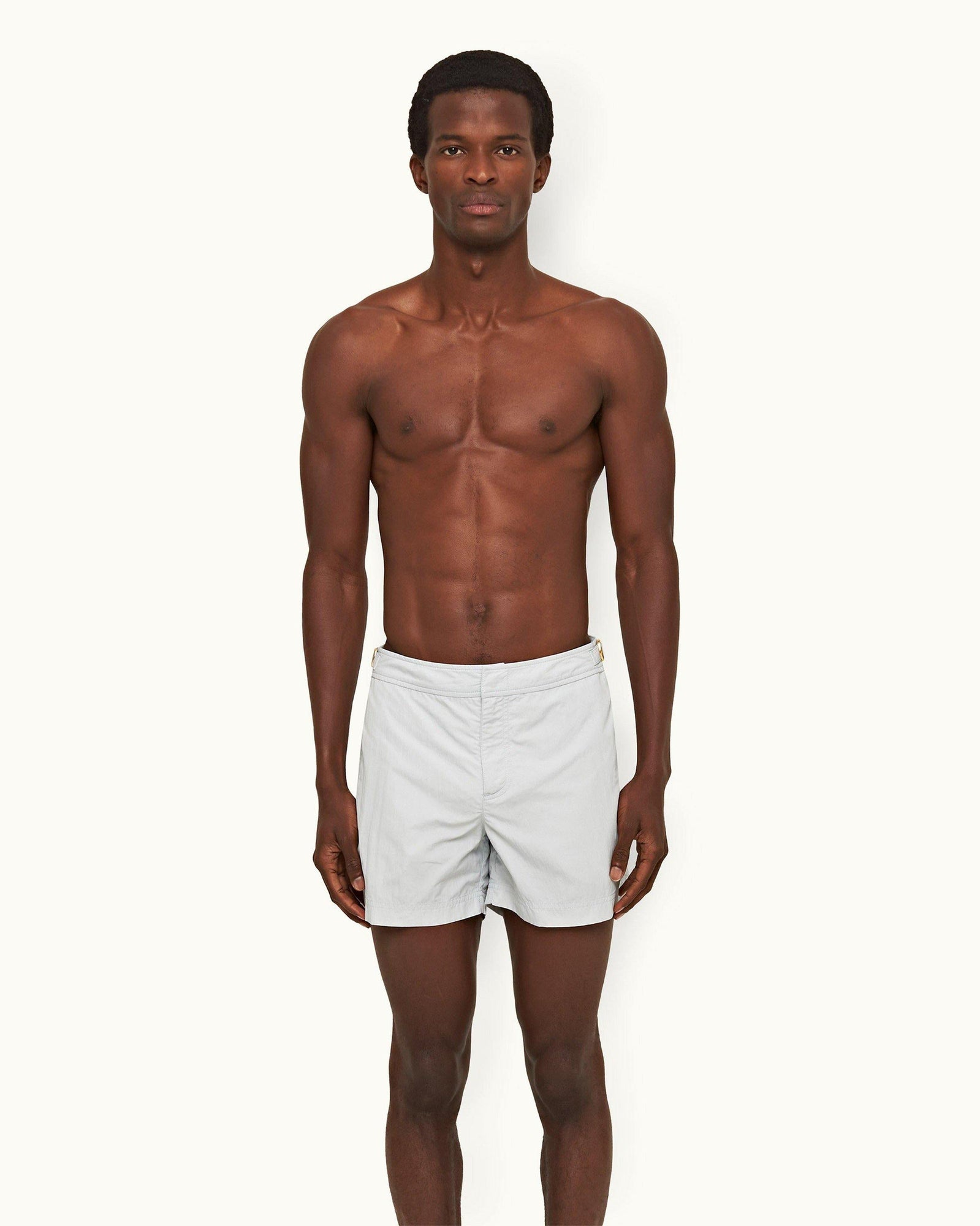 Setter Serenity Blue Tape Insert Shorter-Length Swim Shorts | Serenity Blue