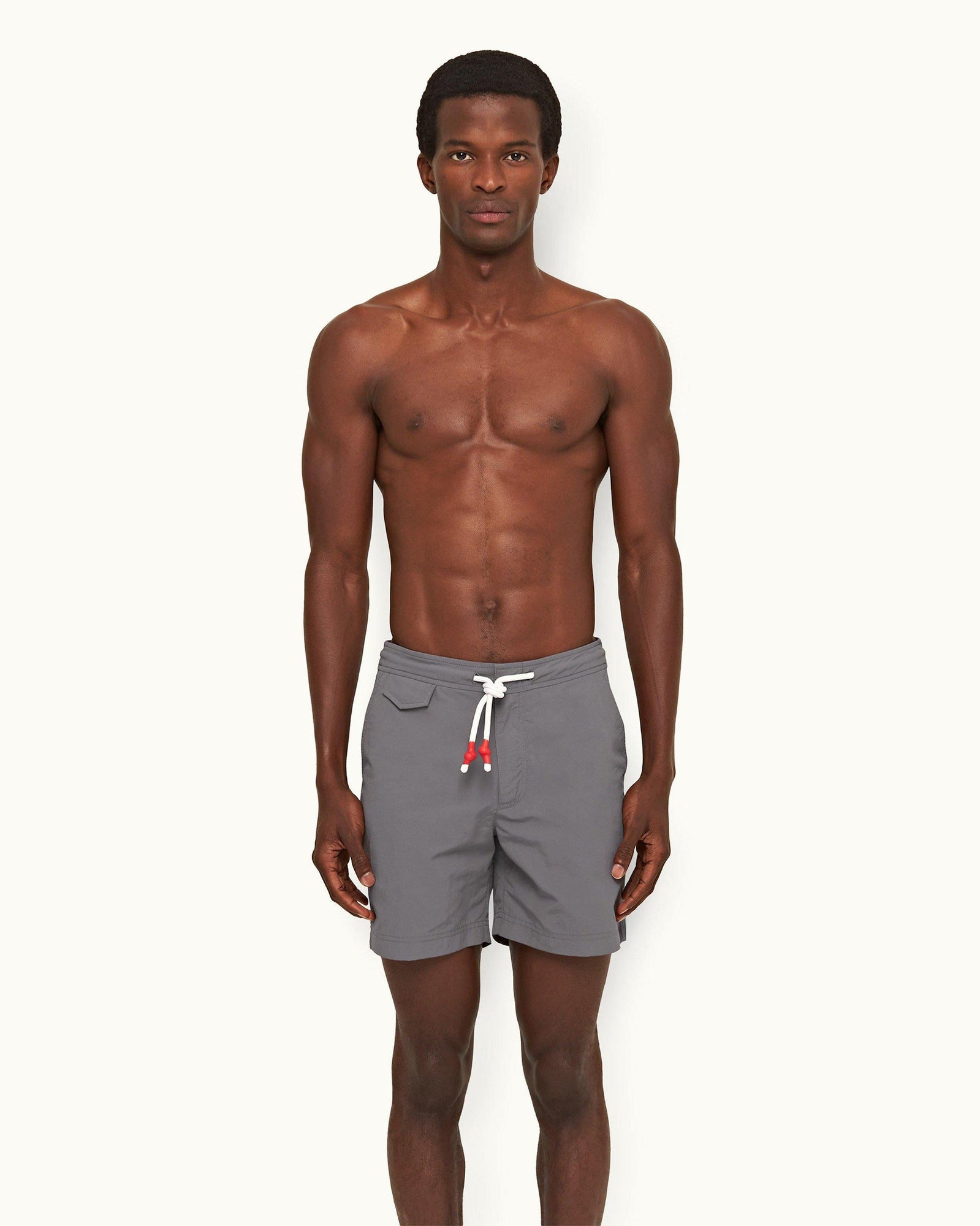 Fossil Piping Drawcord Mid-Length Swim Shorts | Fossil