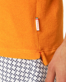Men | Terry Towelling Polo | Ember