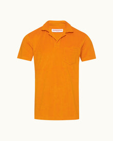 Men | Terry Towelling Polo | Ember