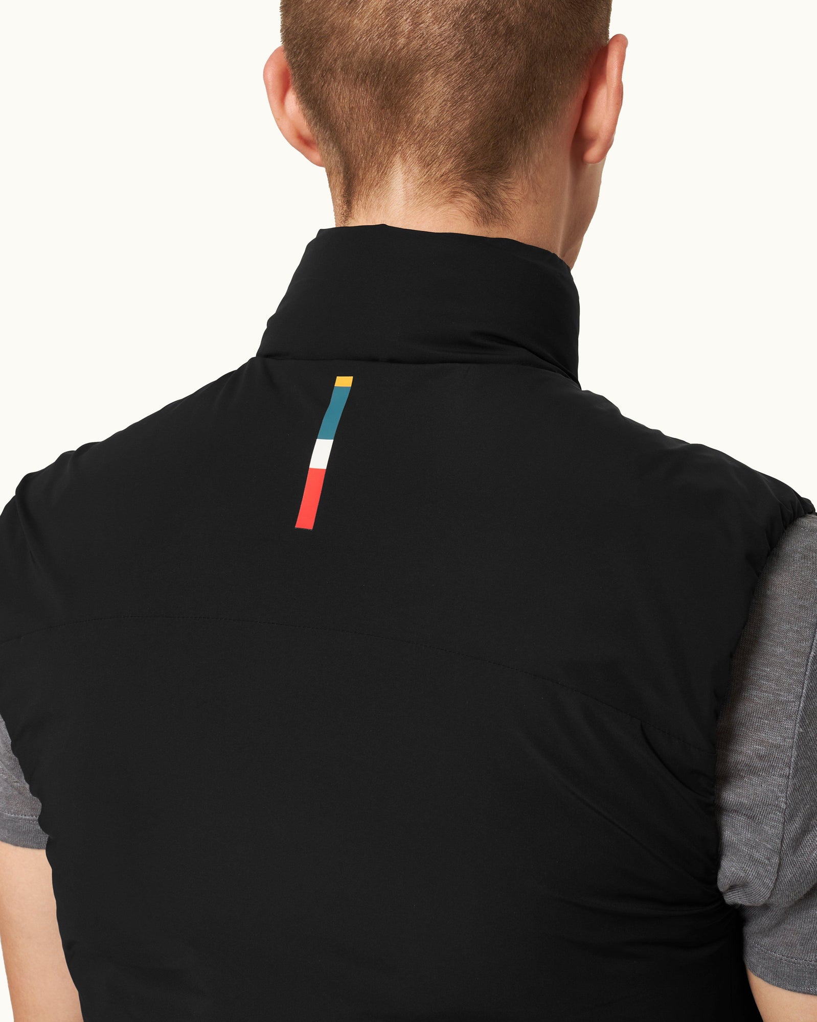 Teton Black Down-fill Quilted Gilet | Black