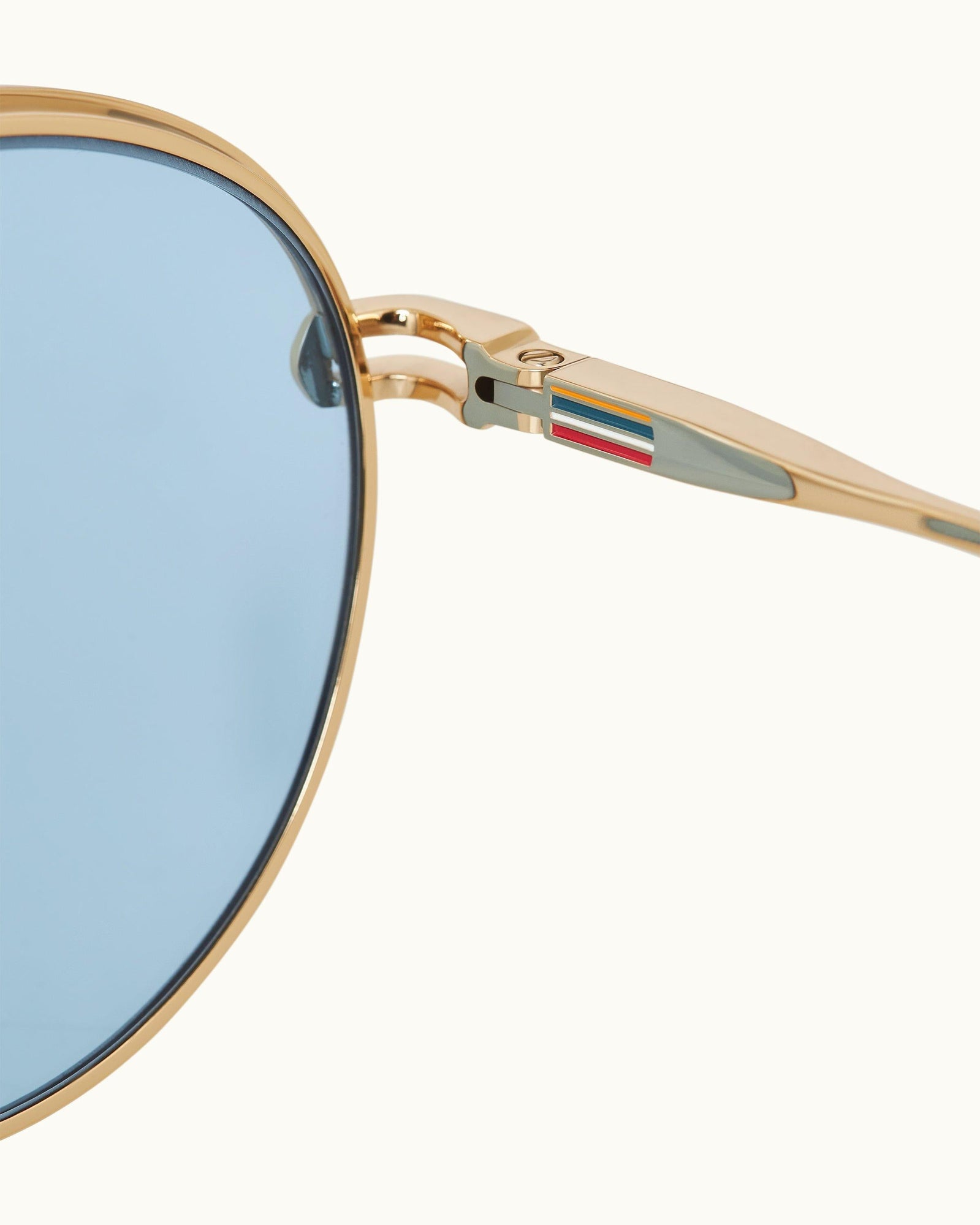 Men | The Micky Sunglasses | Gold/Sky