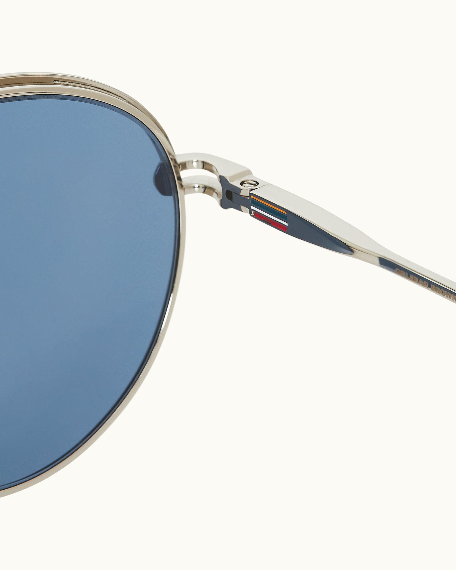 Men | The Micky Sunglasses | Silver/Blue