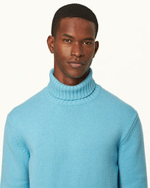 Coastline Tailored Fit Merino-Cashmere Roll Neck Jumper | Coastline