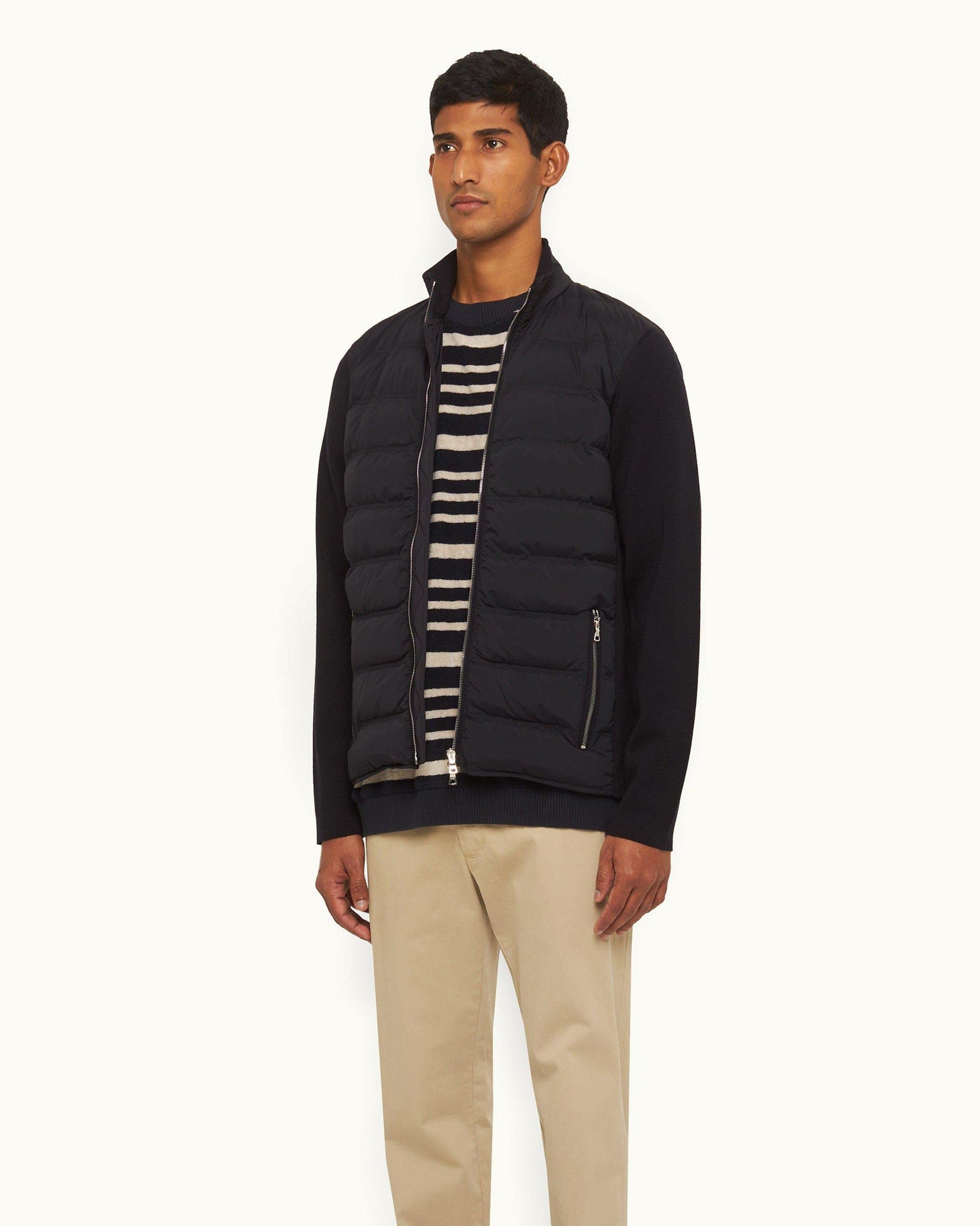 Men | Wallace Merino Jacket | Navy