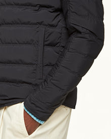 Night Iris Down-fill Quilted Shirt Jacket | Night Iris