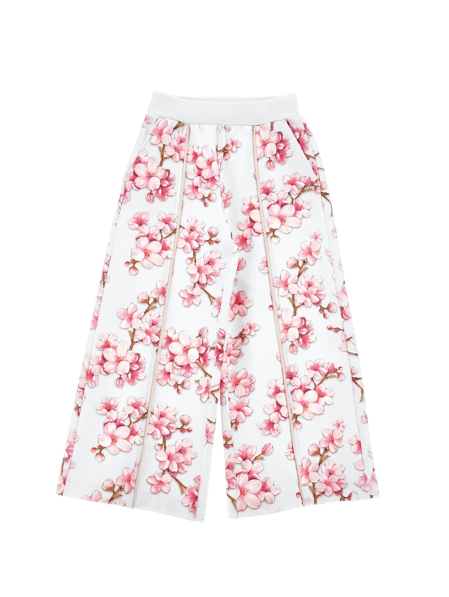 Girls | Palazzo Sweatpants | White