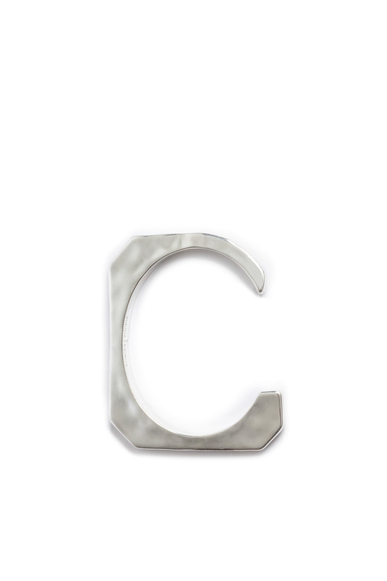 Cecilia Bangle | Antique Silver