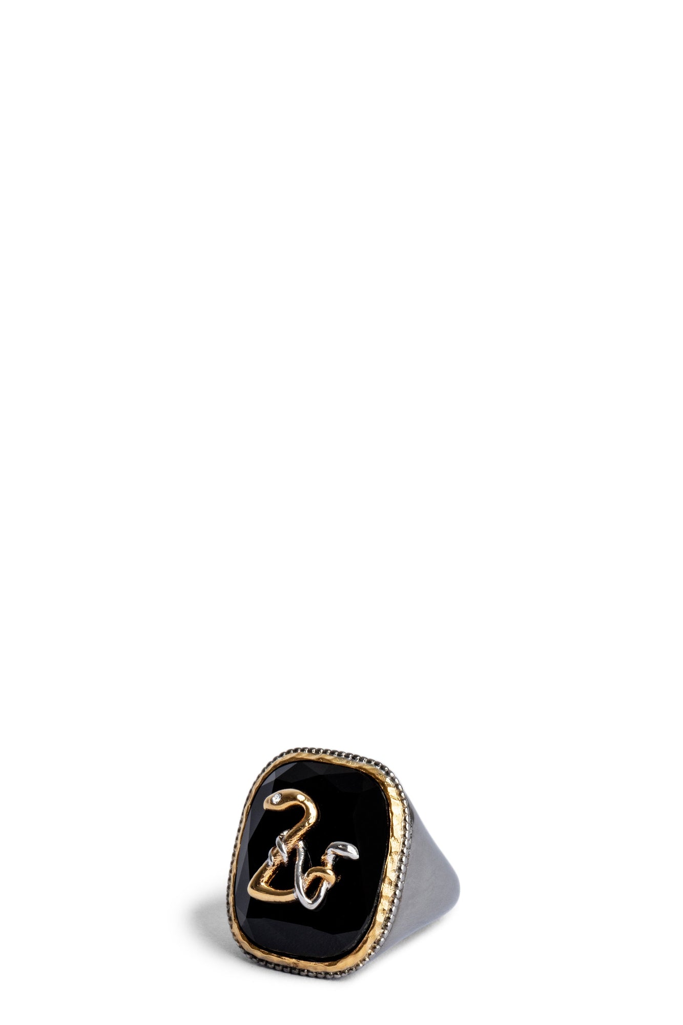 ZV Snake Signet Ring | Shiny Gun