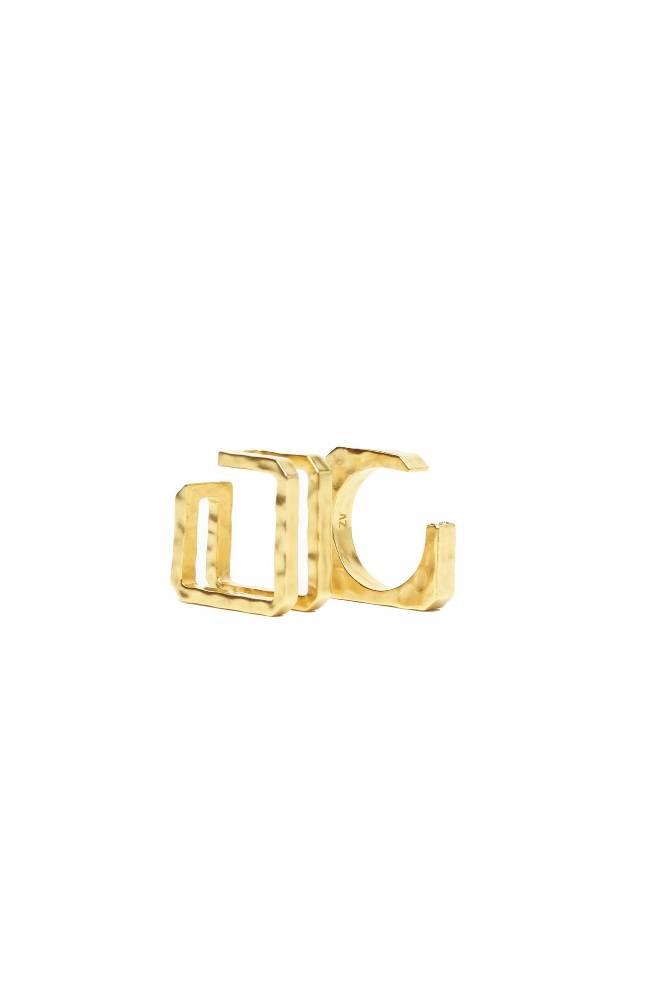 Cecilia Ring Set | Old Gold