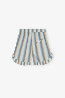 Ombre Stripe Ruffle Shorts | Multicolour