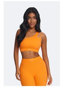 One-Shoulder Strap Top | Orange