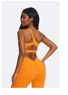 One-Shoulder Strap Top | Orange