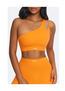 One-Shoulder Strap Top | Orange