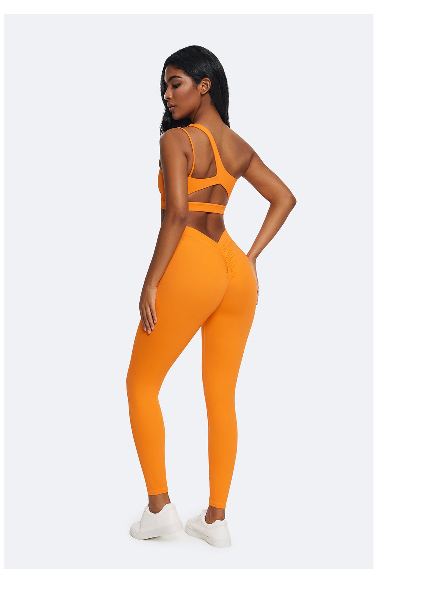 One-Shoulder Strap Top | Orange
