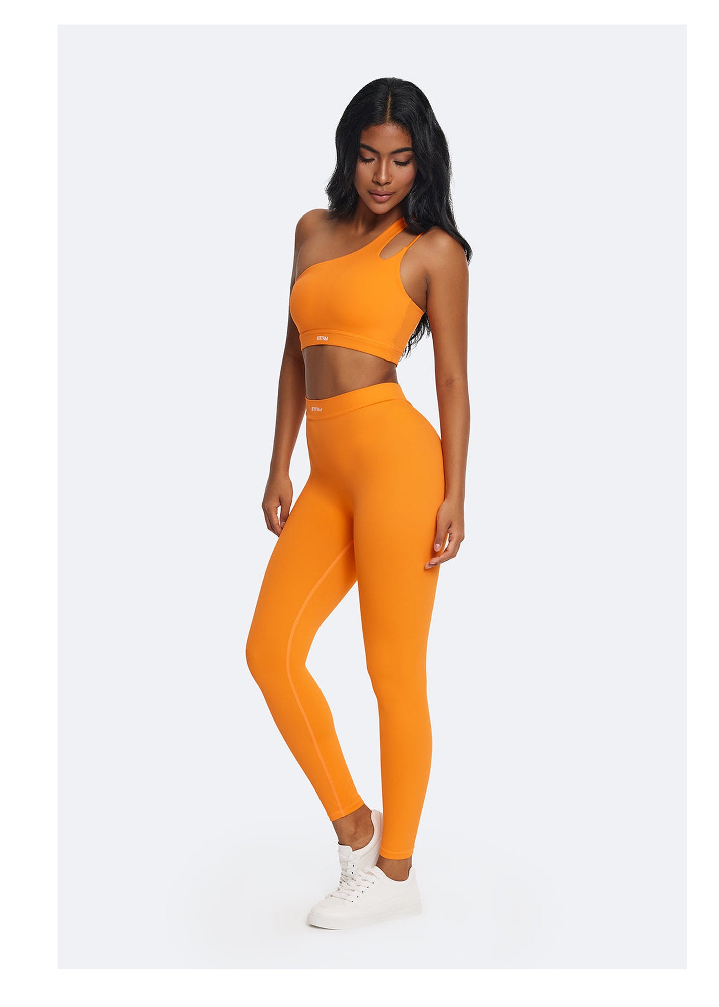 One-Shoulder Strap Top | Orange