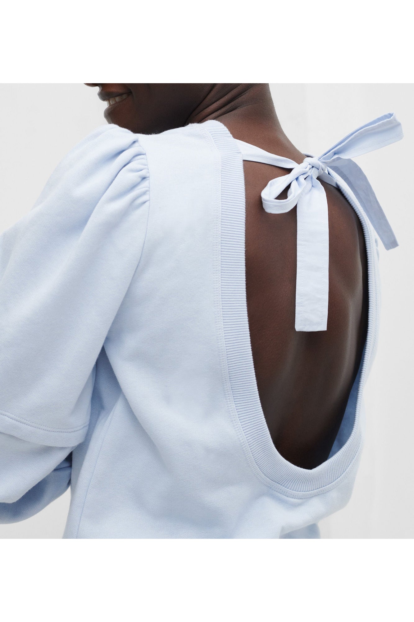 Open Back Isoli Pullover | Heather