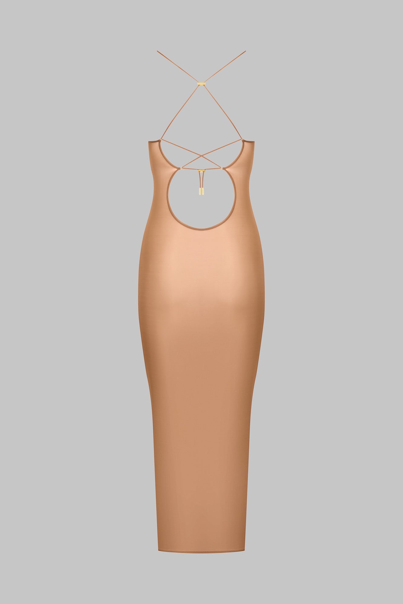 Midi Open Back Dress - French Kiss Light | Sienna