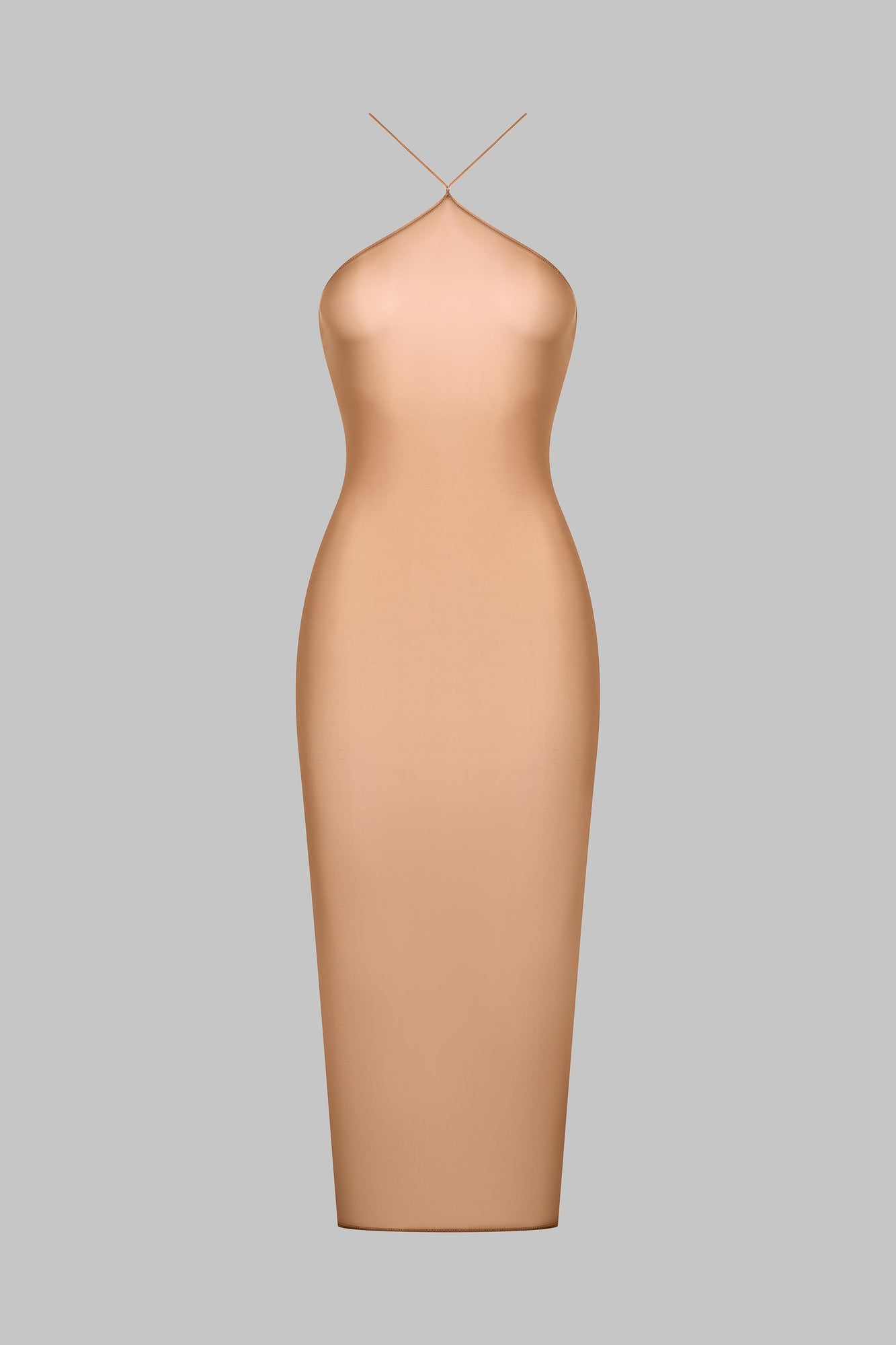 Midi Open Back Dress - French Kiss Light | Sienna