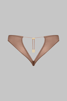 Open Back Panty - French Kiss Light | Mocha