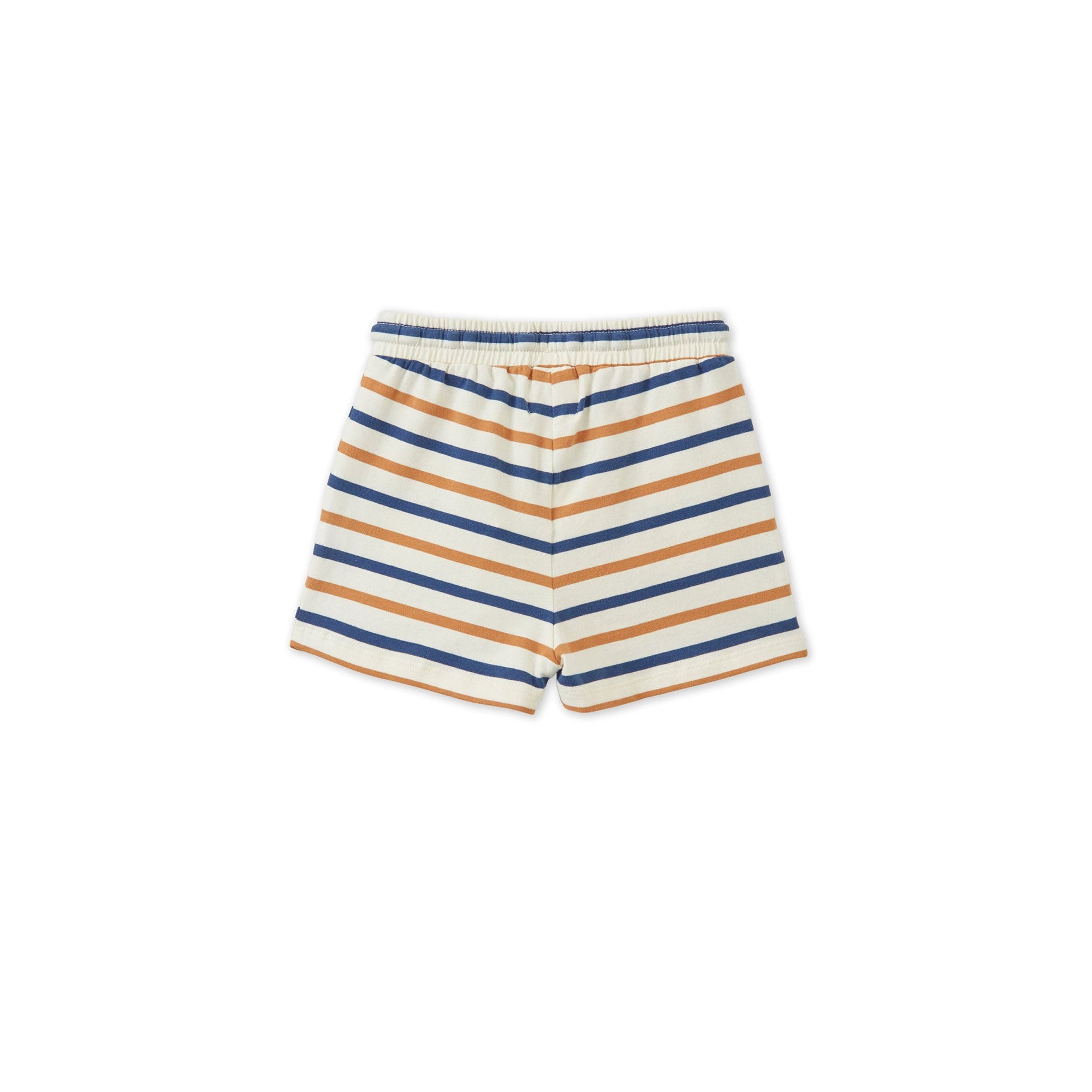 Unisex | Organic Cotton Shorts | Mustard/Navy Stripe