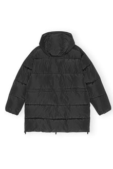 Oversized Tech Puffer Midi Jacket | Phantom