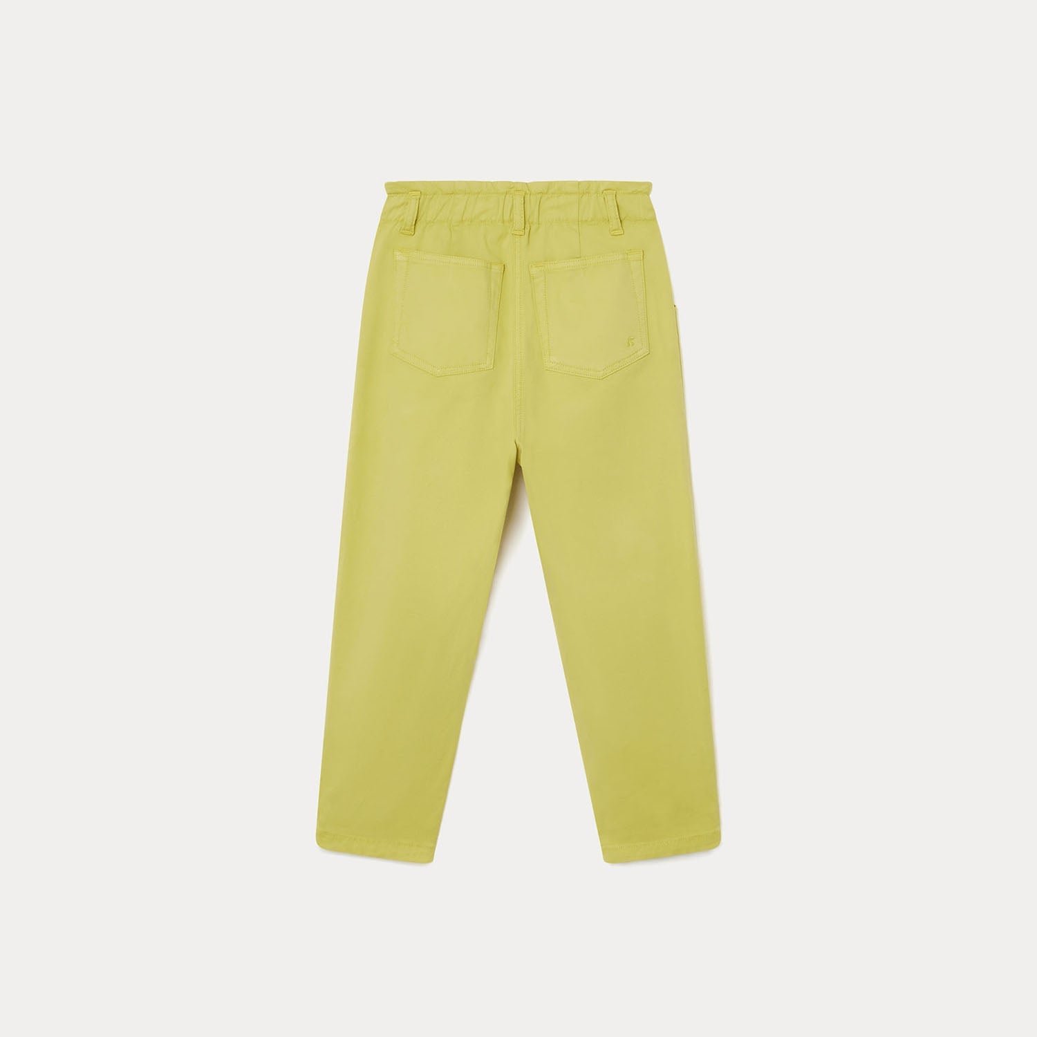 Girl | Mom Style Pants For Girls | Acid Yellow