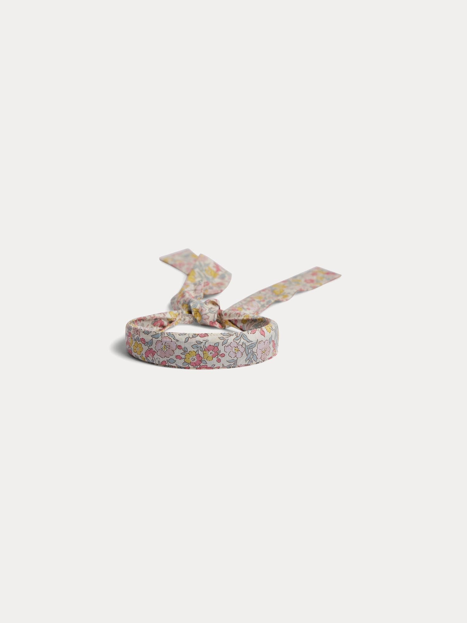 Girl | Anafi Light Pink Headband With Bows | Pink Flowers