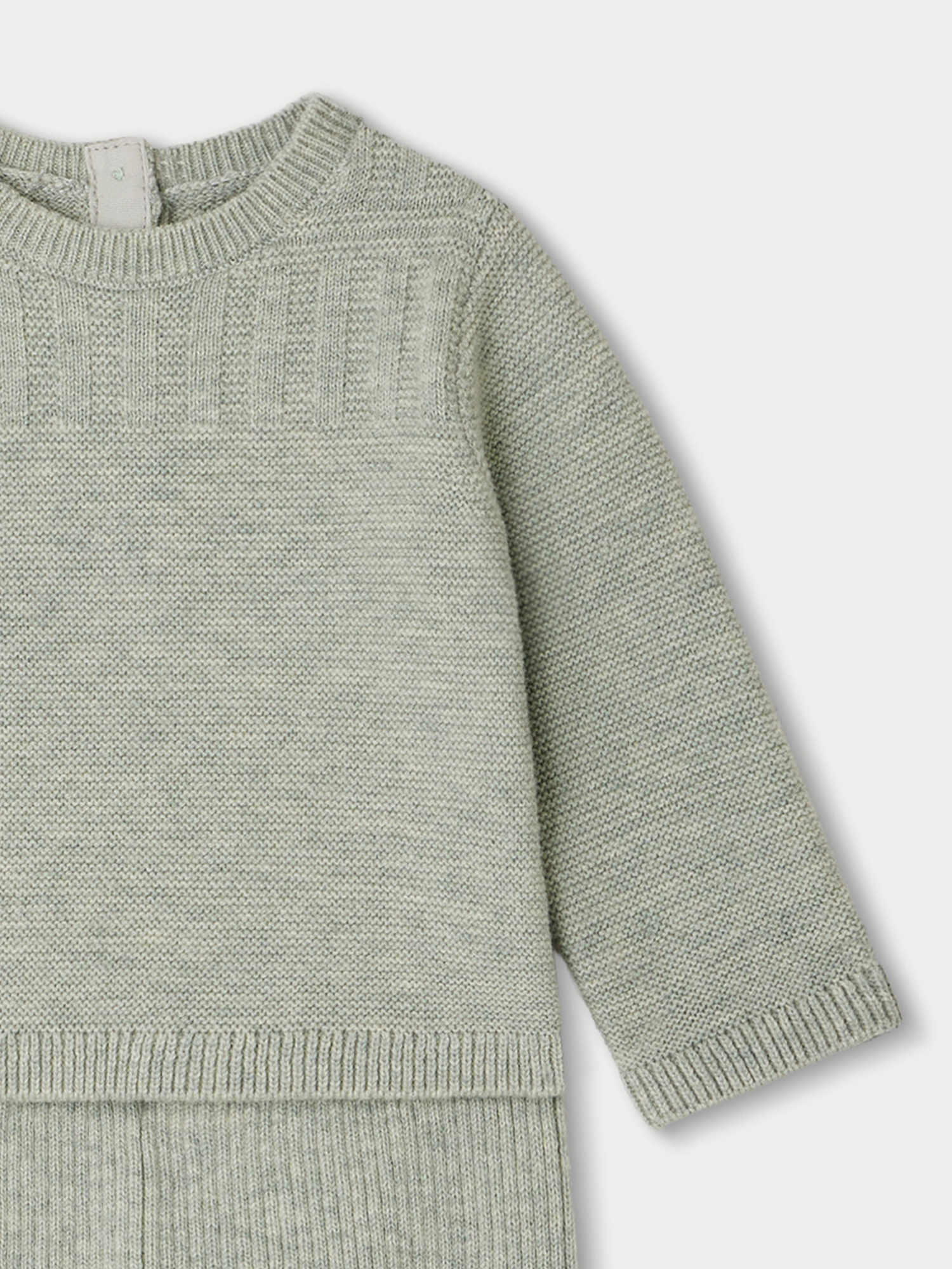Boy | Gavin Set In Cotton And Wool | Turtledove Gray
