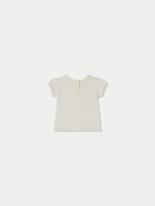 Girl | Cira Cherry Pattern T Shirt | White Milk