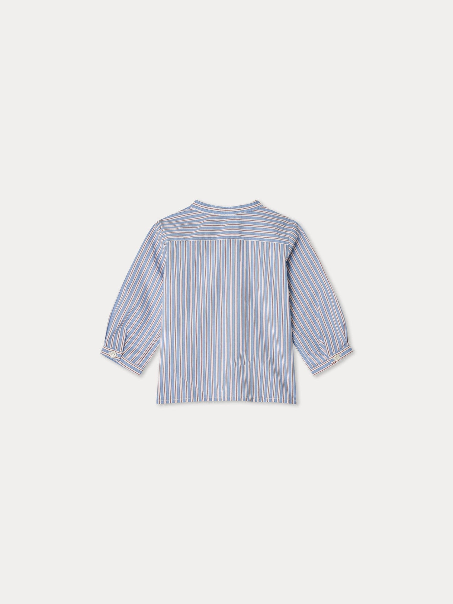 Boy | Polisson Shirt With Blue Stripes | Medium Blue