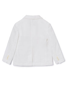 Linen Blazer | White