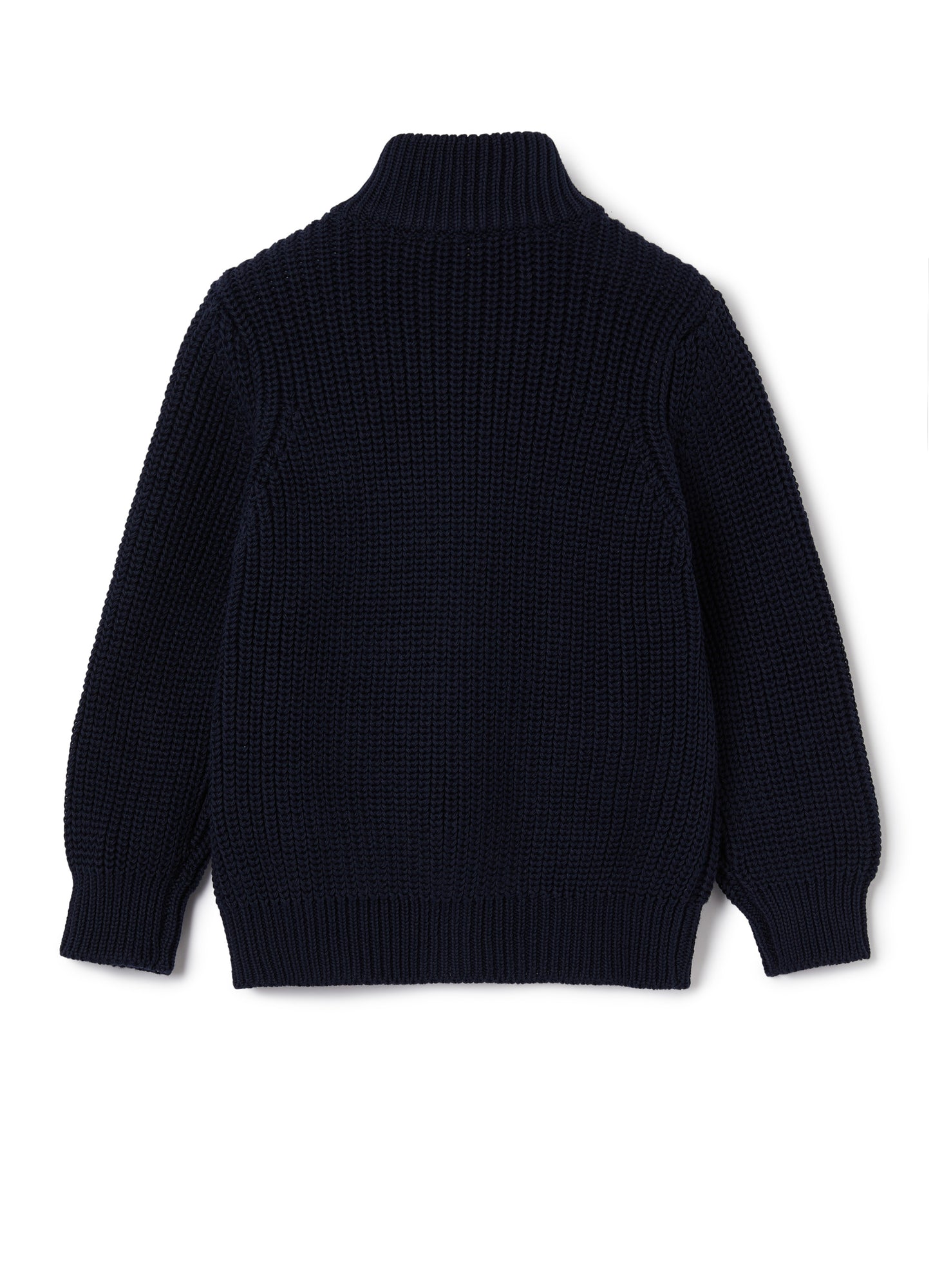 Zipped Cardigan | Blue
