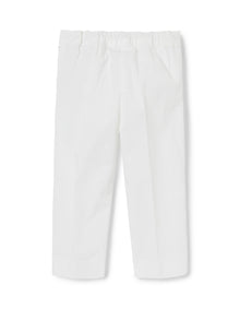 Ankle Length Capri Pants | White