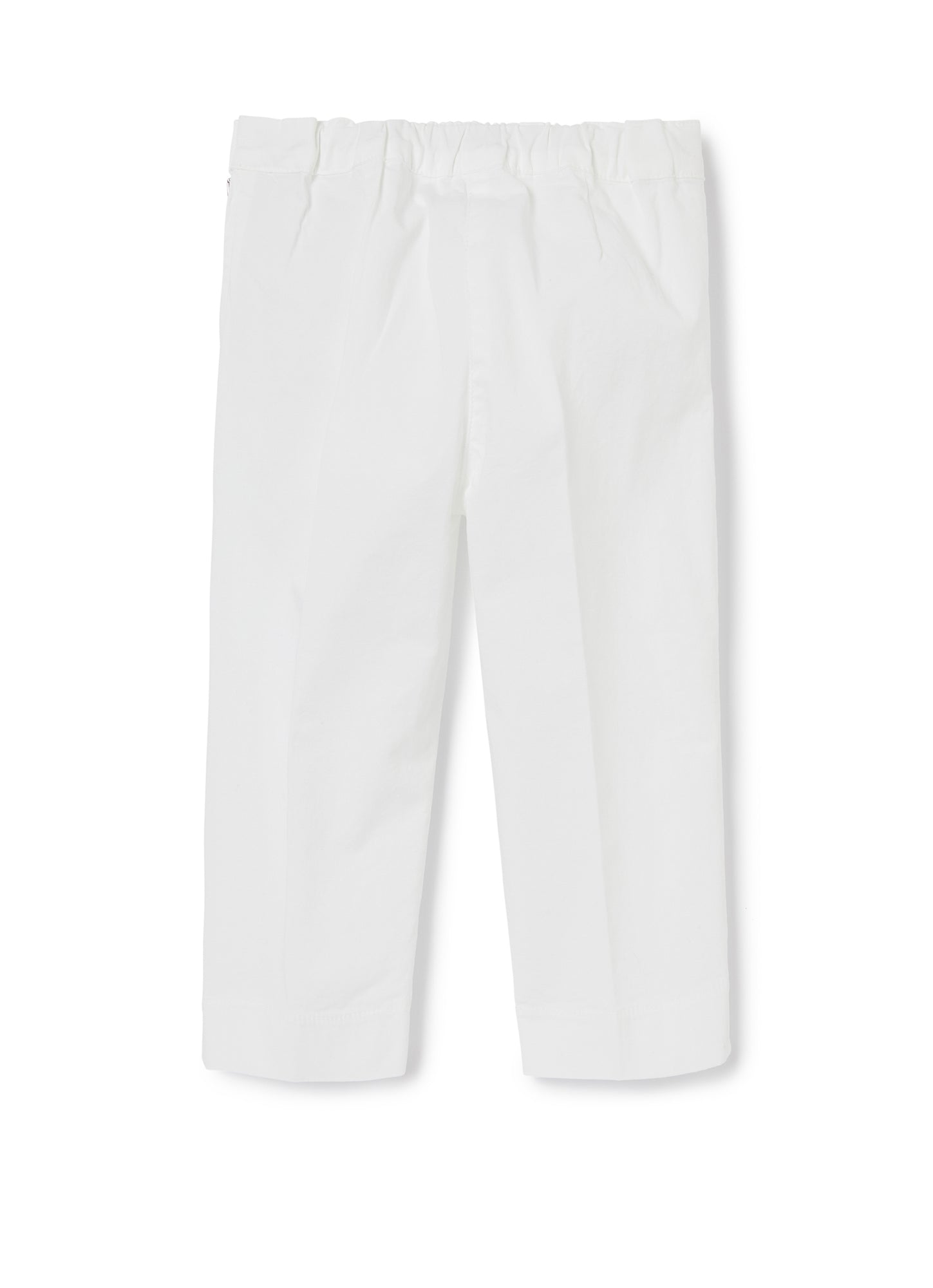 Ankle Length Capri Pants | White