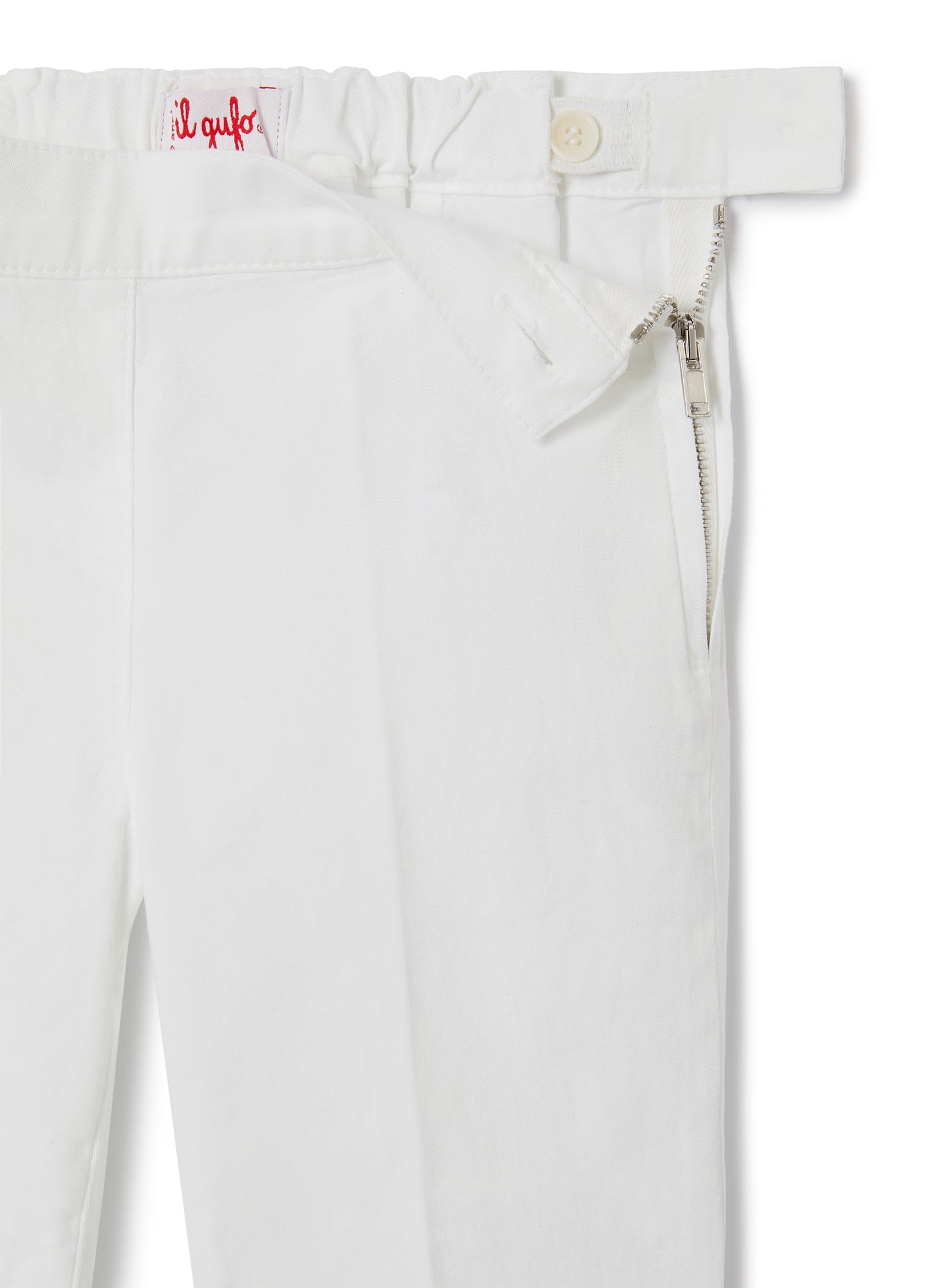 Ankle Length Capri Pants | White