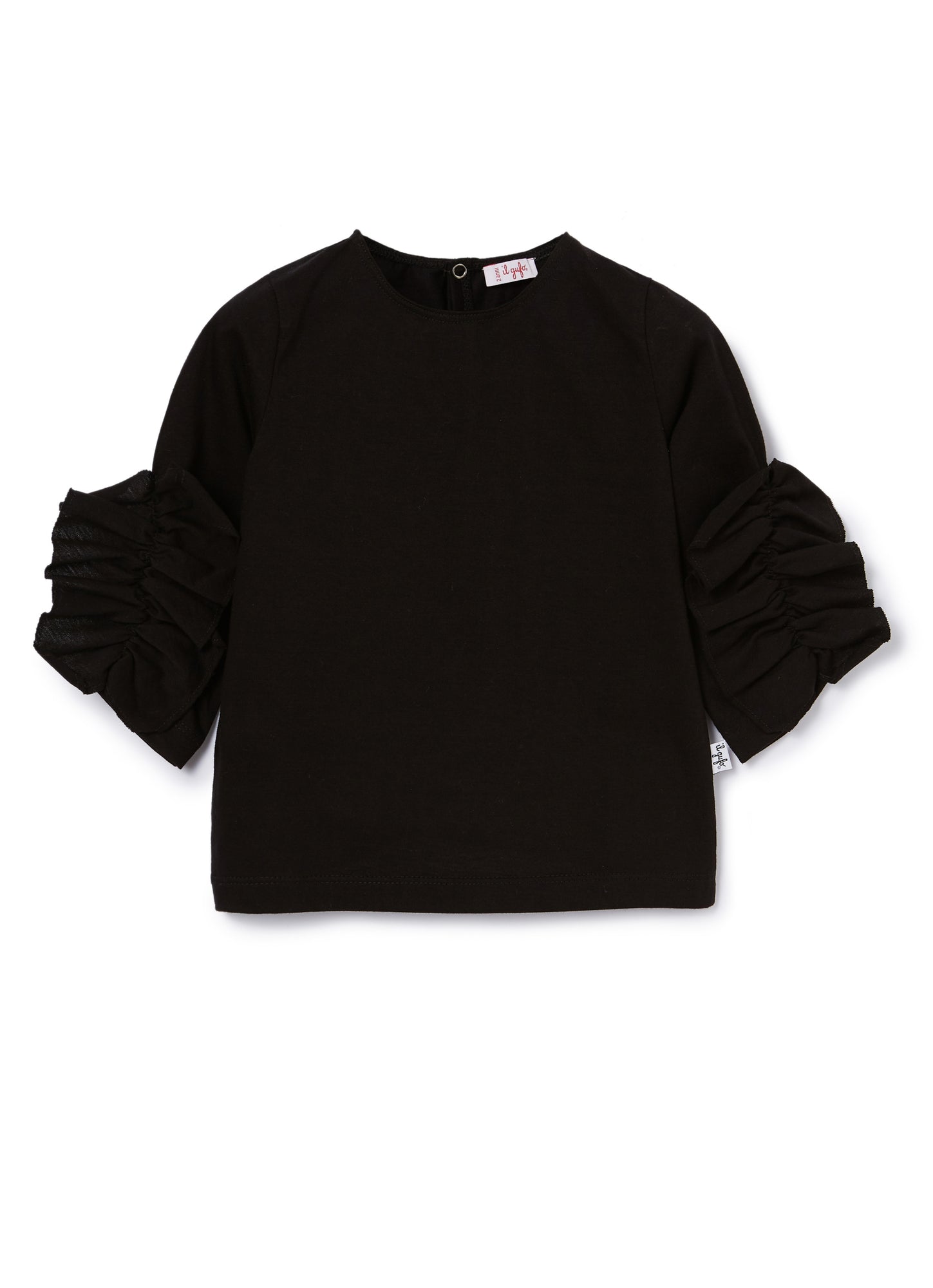 3/4 Sleeve T-Shirt | Black
