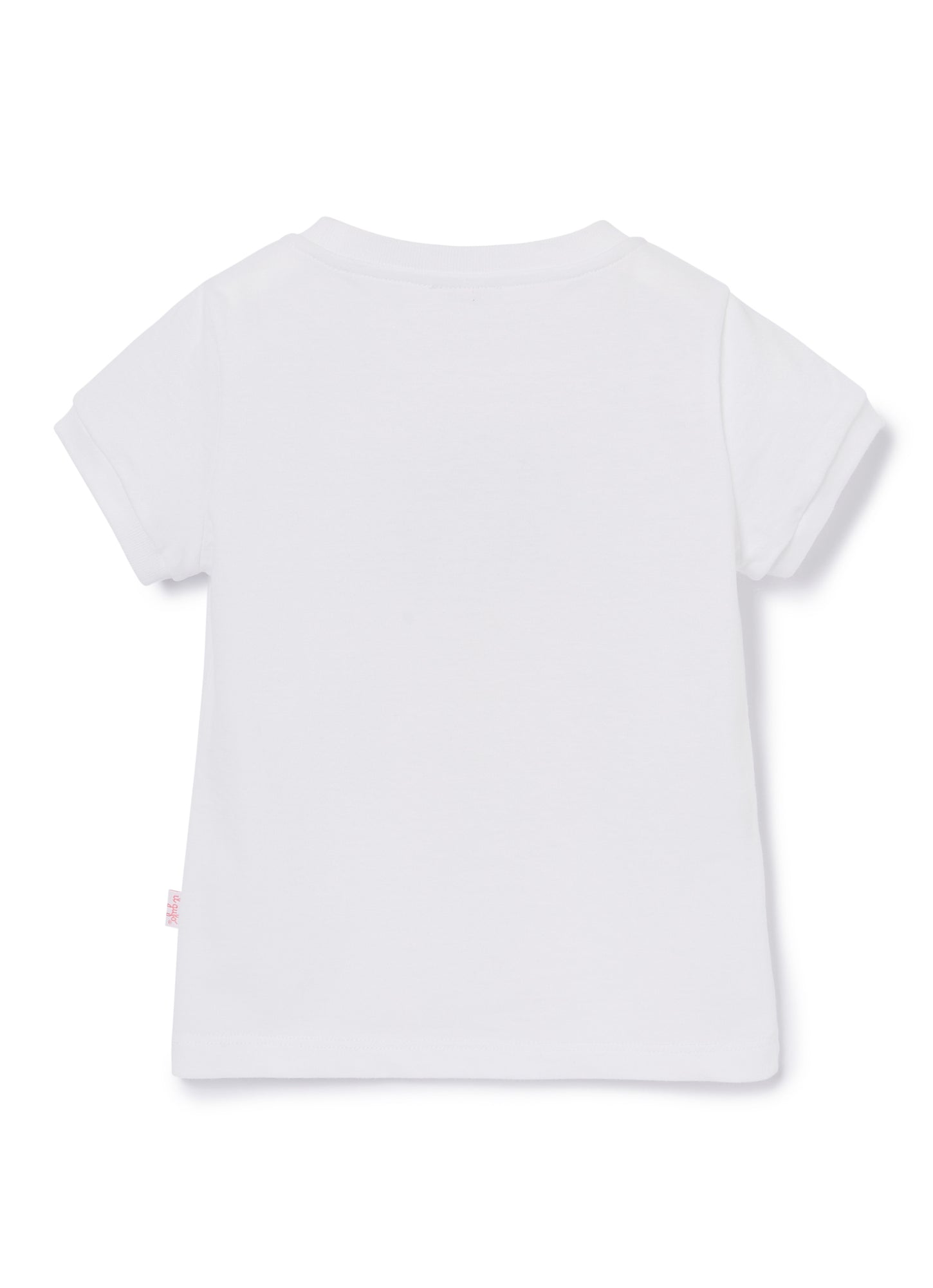 T-Shirt with Owl Motif | Snow White/Pearl Pink