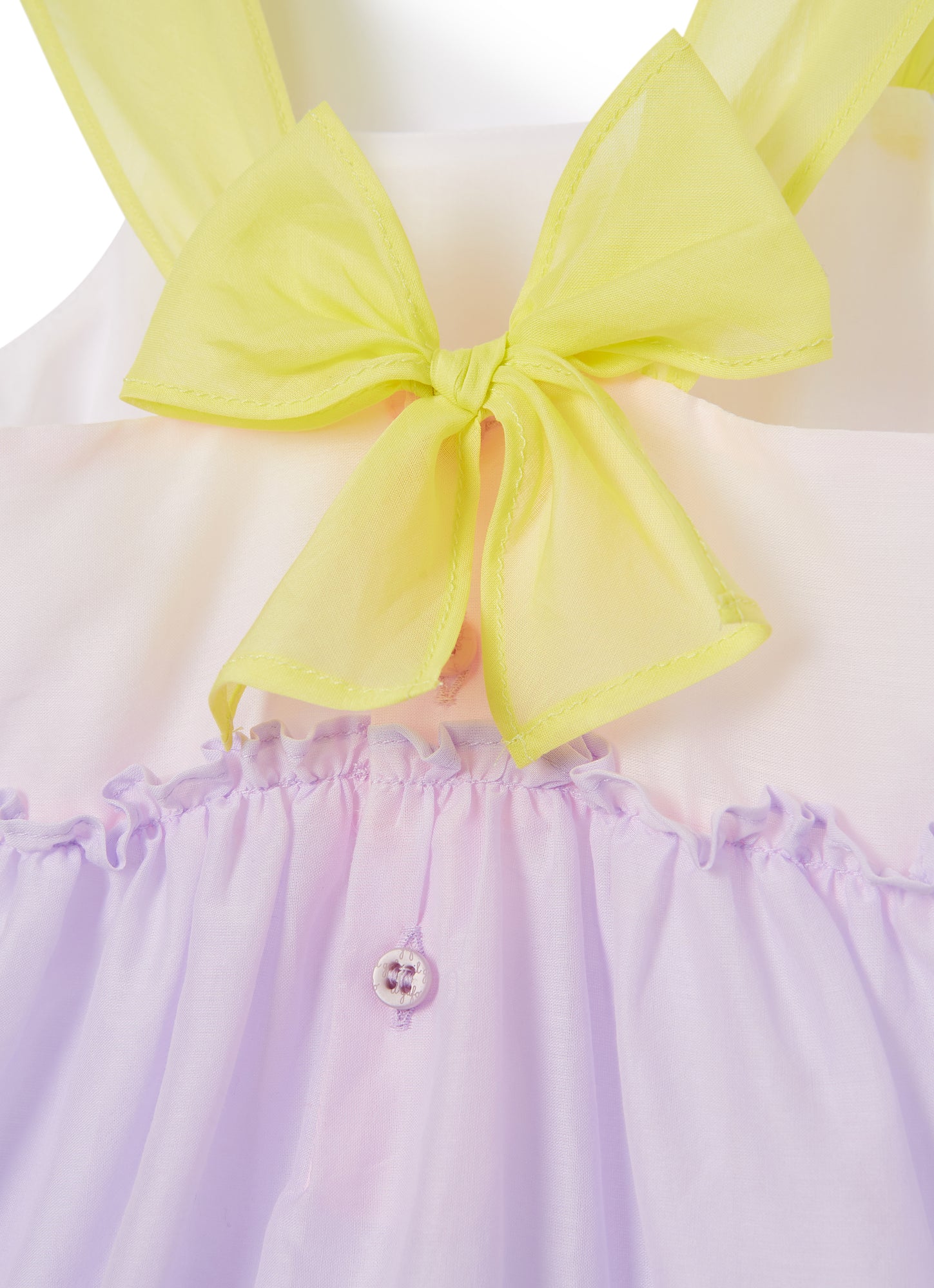 Smock Dress with Flounces | Rosa Perla/Lilla