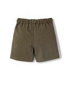 Bermuda Shorts with Elastic Waist | Verde Militare