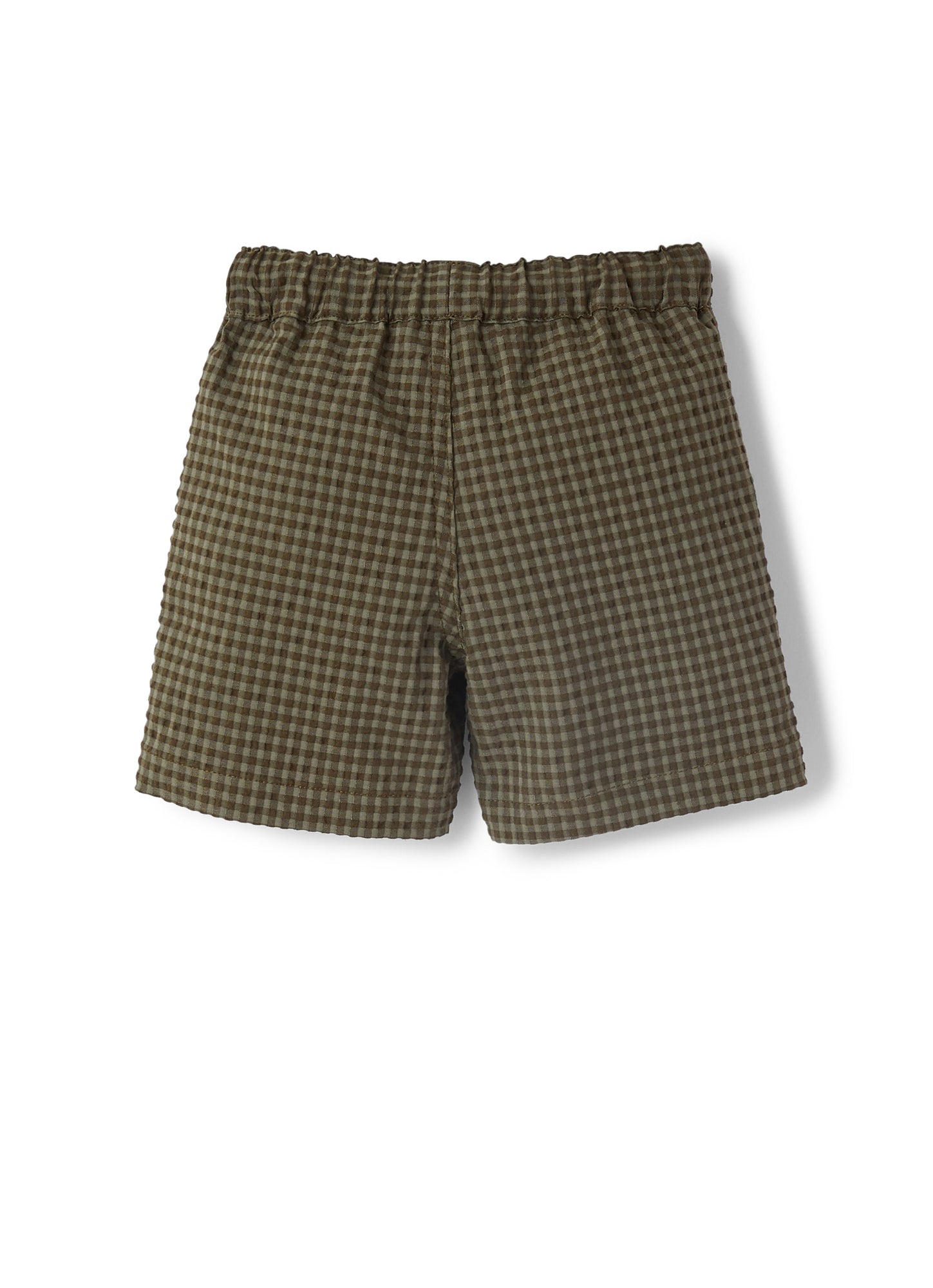 Bermuda Shorts with Elastic Waist | Verde Militare