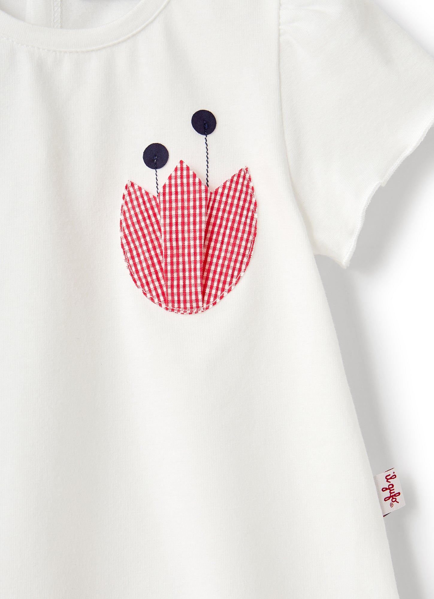 Micro Vichy Check Suit | White/Strawberry Red