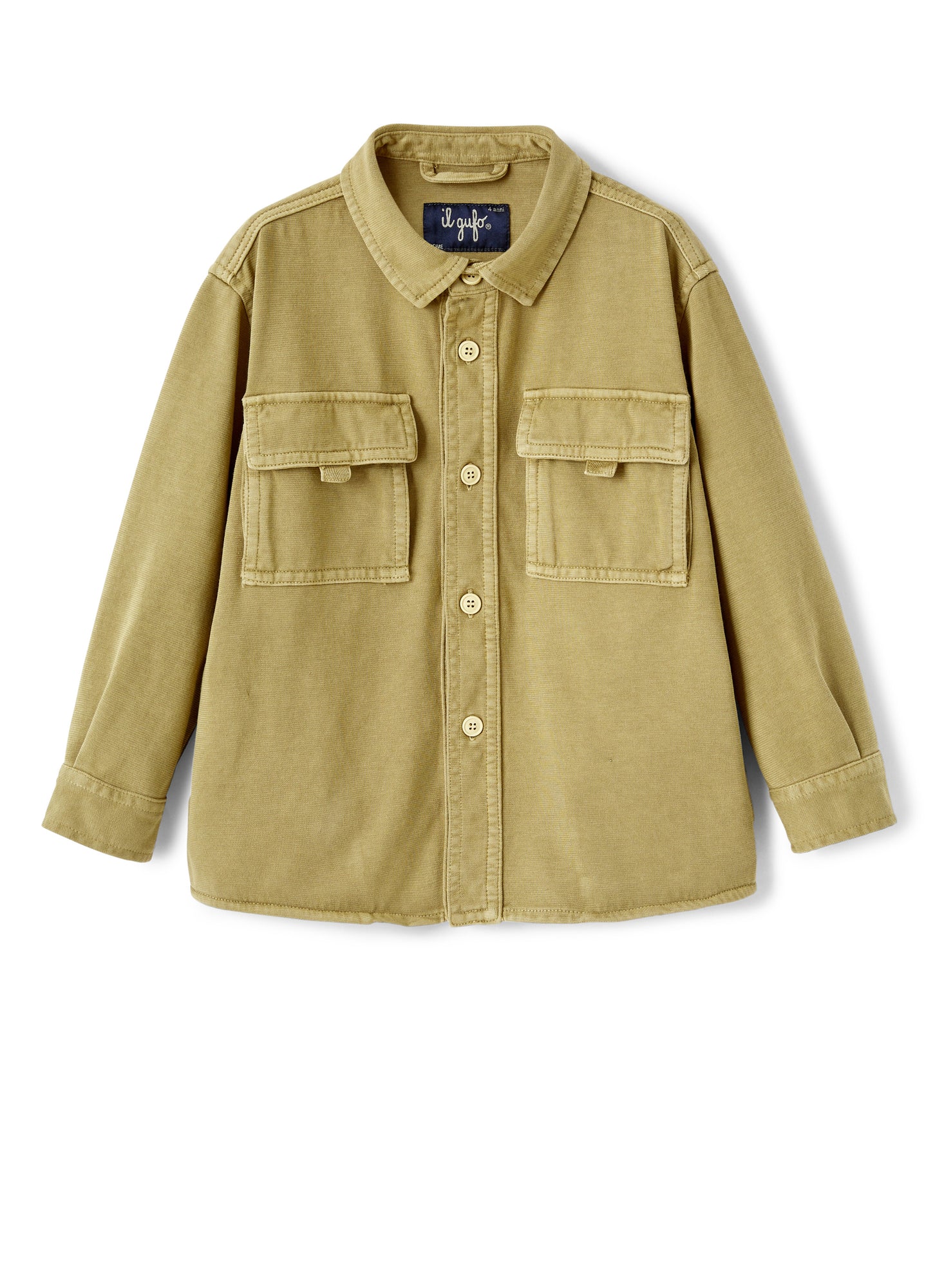 Khaki Heavy Jersey Jacket | Cachi
