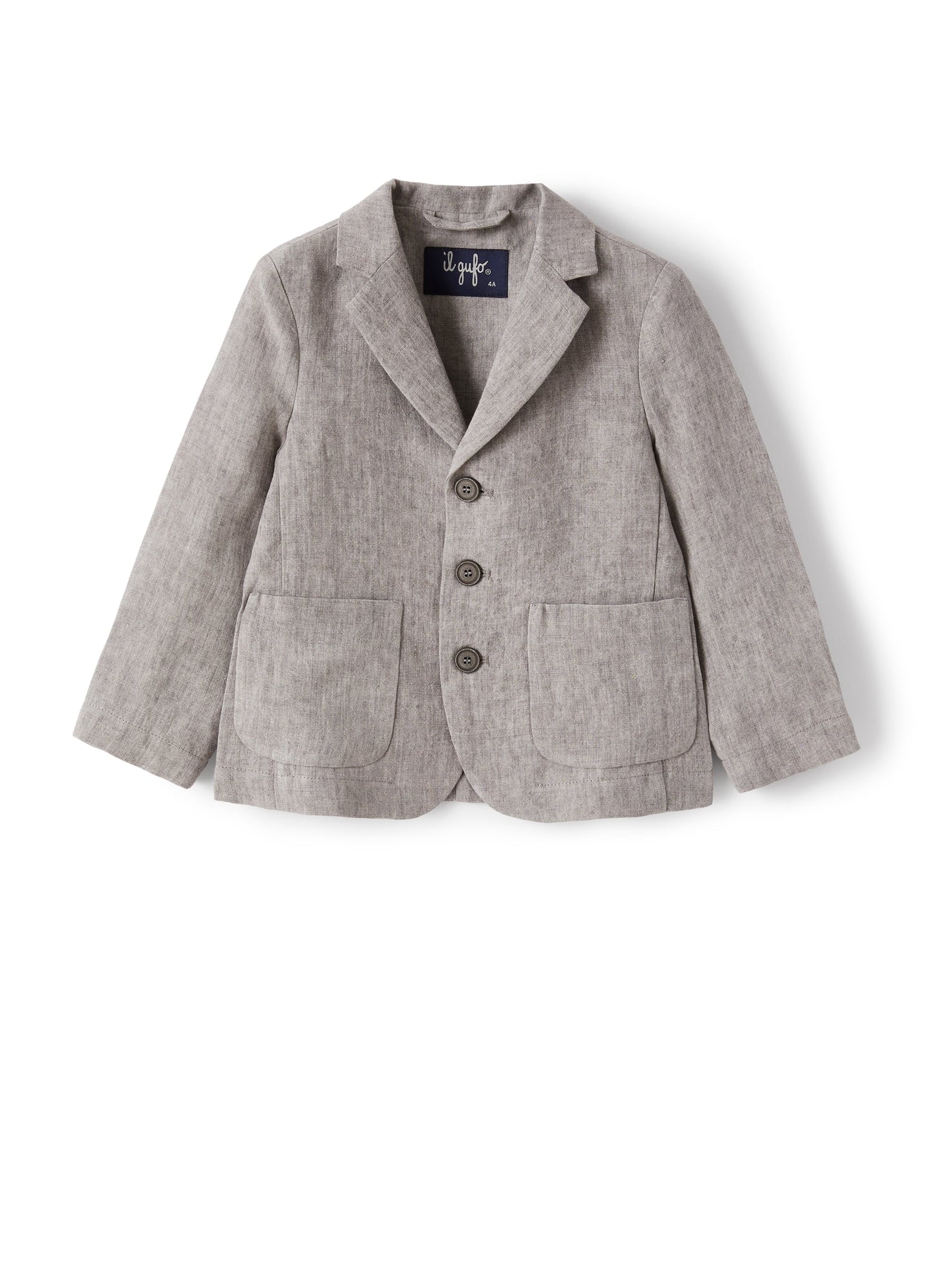 Blazer in Linen | Stone Grey
