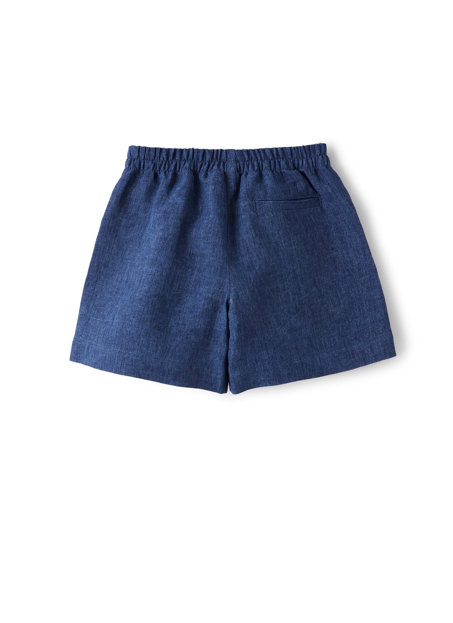 Linen Bermuda Shorts | Electric Blue