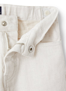 Trousers in Cotton-And-Linen | Shell